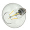 E27 4W White/Warm White COB LED Filament Retro Edison Bulbs AC 220V