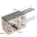 DC 6V 1rpm Reversible High Torque Turbo Worm Geared Motor DC motor GW370
