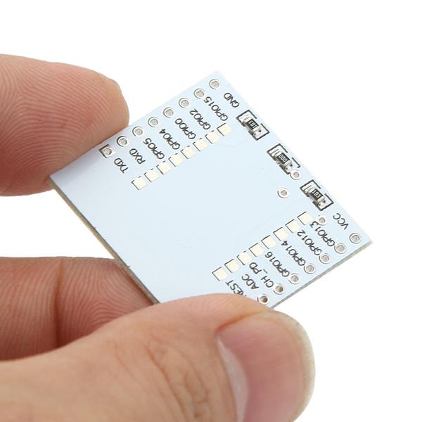 5Pcs Serial Port WIFI ESP8266 Module Adapter Plate With IO Lead Out For ESP-07 ESP-08 ESP-12