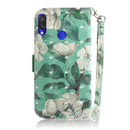 3D Coloured Drawing Horizontal Flip Leather Case with Holder & Card Slots & Wallet For Galaxy S10 Plus(Watercolor Flower)