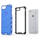 Shockproof Honeycomb PC+TPU Protective Case for iPhone 8 Plus & 7 Plus(Blue)