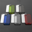 Shockproof Honeycomb PC+TPU Protective Case for iPhone 8 Plus & 7 Plus(Blue)