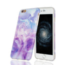 TPU Protective Case For iPhone 6 & 6s(Purple Marble)