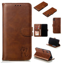Leather Protective Case For iPhone XS Max(Brown)
