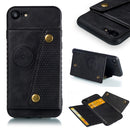 Leather Protective Case For iPhone SE 2020 & 8 & 7(Black)