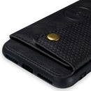 Leather Protective Case For iPhone SE 2020 & 8 & 7(Black)