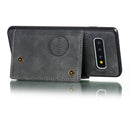 Leather Protective Case For Galaxy S10(Gray)