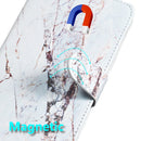 Leather Protective Case For Huawei P30 Lite(White Marble)