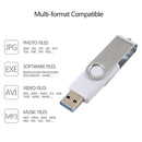 8GB Twister USB 3.0 Flash Disk USB Flash Drive (White)
