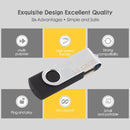 128GB Twister USB 3.0 Flash Disk USB Flash Drive (Black)