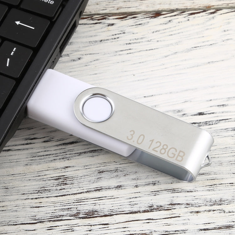 128GB Twister USB 3.0 Flash Disk USB Flash Drive (White)