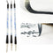 3Pcs Brush Pen Blue And White Picture Chinese Japanese Calligraphy