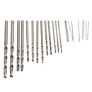 25pcs HSS Micro Twist Drill Bits Set 0.5mm-3.0mm Straight Shank PCB Twist Drill Bits
