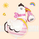 3 PCS Cartoon Chicken Pattern Easter Holiday Party Animal Ornament Balloons