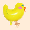 3 PCS Cartoon Chicken Pattern Easter Holiday Party Animal Ornament Balloons