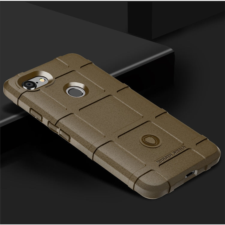 Full Coverage Shockproof TPU Case for Google Pixel 3 XL(Brown)