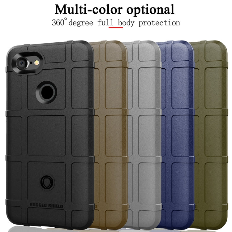 Full Coverage Shockproof TPU Case for Google Pixel 3 XL(Brown)