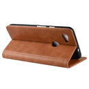 Magnetic Snap Retro Crazy Horse Texture Horizontal Flip Leather Case for Google Pixel 3 Lite XL, with Holder & Card Slots & Photo Frame(Brown)
