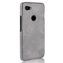 Shockproof Litchi Texture PC + PU Case for Google Pixel 3 Lite XL (Grey)