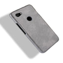 Shockproof Litchi Texture PC + PU Case for Google Pixel 3 Lite XL (Grey)