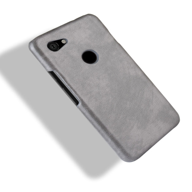 Shockproof Litchi Texture PC + PU Case for Google Pixel 3 Lite XL (Grey)