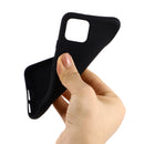 Solid Color Liquid Silicone Shockproof Full Coverage Case for Google Pixel 4 (Black)