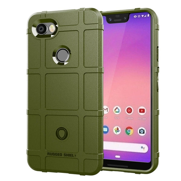 Full Coverage Shockproof TPU Case for Google Pixel 3 Lite XL (Army Green)