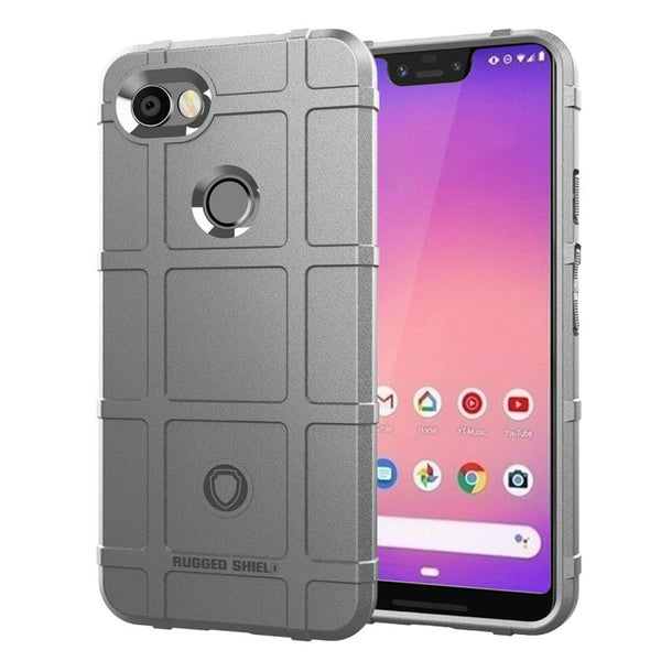Full Coverage Shockproof TPU Case for Google Pixel 3 Lite XL (Grey)