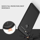 Brushed Texture Carbon Fiber Shockproof TPU Case for Google Pixel 3(Navy Blue)