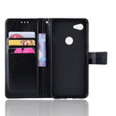 Retro Crazy Horse Texture Horizontal Flip Leather Case for Google Pixel 3XL lite, with Holder & Card Slots & Photo Frame(Black)