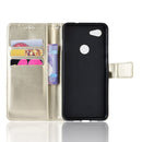 Retro Crazy Horse Texture Horizontal Flip Leather Case for Google Pixel 3XL lite, with Holder & Card Slots & Photo Frame(Gold)