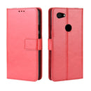 Retro Crazy Horse Texture Horizontal Flip Leather Case for Google Pixel 3XL lite, with Holder & Card Slots & Photo Frame(Red)