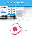 V28 Necklace Style GSM Mini LBS WiFi AGPS Tracker SOS Communicator(Black)
