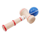 Classic Wooden Skill Toy Kendama with Extra String, Size: 13.5 x 5.5cm(Blue)