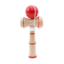 Classic Wooden Skill Toy Kendama with Extra String, Size: 13.5 x 5.5cm(Red)