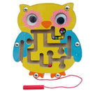 Children Puzzle Toy Wooden Magnetic Small Size Animal Maze