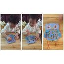 Children Puzzle Toy Wooden Magnetic Small Size Animal Maze
