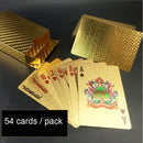 Creative Frosted Golden Tattice Back Texture Plastic From Vegas to Macau Playing Cards Texas Poker Novelty Collection Gift