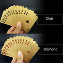Creative Frosted Golden 500 Euro Back Texture Plastic From Vegas to Macau Playing Cards Texas Poker Novelty Collection Gift