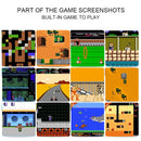 RS-1 Retro Portable Handheld Game Console, 2.5 inch 8 Bits True Color LCD, Built-in 152 Kinds Games(Orange)