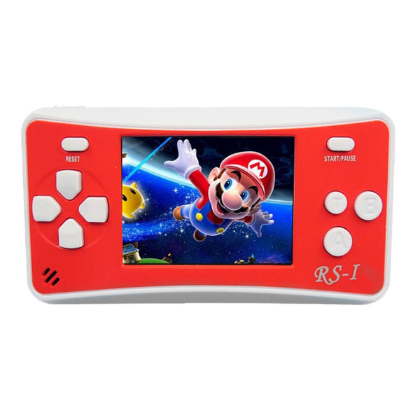 RS-1 Retro Portable Handheld Game Console, 2.5 inch 8 Bits True Color LCD, Built-in 152 Kinds Games(Red)