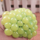 6cm Anti-Stress Face Reliever Grape Ball Extrusion Mood Squeeze Relief Healthy Funny Tricky Vent Toy(Green)