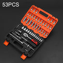 53 In 1 Multi-function Car Repair Combination Toolbox Ratchet Wrench Set