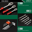 94 In 1 Multi-function Car Repair Combination Toolbox Ratchet Wrench Set