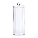 Transparent Heightened Round Plastic Cosmetic Box Cotton Pads Storage Box