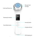 YJK059 Multifunctional Color Light Lead-in Instrument Negative Ion Beauty Instrument (White)