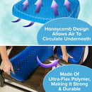 Summer TPE Honeycomb Cool Breathable Chair Cushion Car Office Seat Cushion, Size: 42 x 35 x 4cm