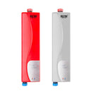 GZU Storage-Free Instant Heating Type Constant Temperature Small Electric Water Heater, Shower Type, CN Plug (Red)