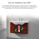 GZU Storage-Free Instant Heating Type Constant Temperature Small Electric Water Heater, Shower Type, CN Plug (White)