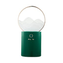 XM-JS806 6W USB In-line Household Livelyrabbit Clouds Fog Mountains Shaped Humidifier with Night Light(Green)